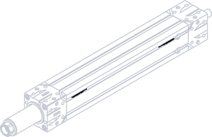 Endschalter, Leitung mit Stecker M8, 0,3 m