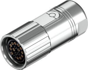 Connector for encoder, M17, 17-pin